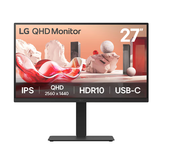 LG | 27BA75QB-B | 27 " | IPS | 16:9 | 100 Hz | 5 ms | 2560 x 1440 pixels | 280 cd/m² | HDMI ports quantity 1 | Black