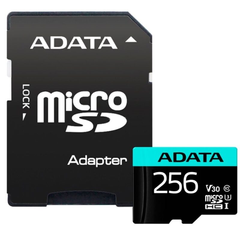 ADATA | Premier Pro | UHS-I U3 | 256 GB | micro SDXC | Flash memory class 10 | with Adapter