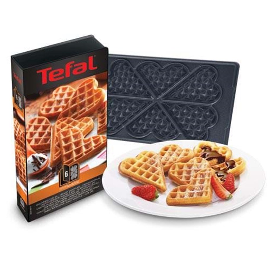 TEFAL XA800612 Heart shape Waffle plates | TEFAL | XA800612 | Black - Image 4
