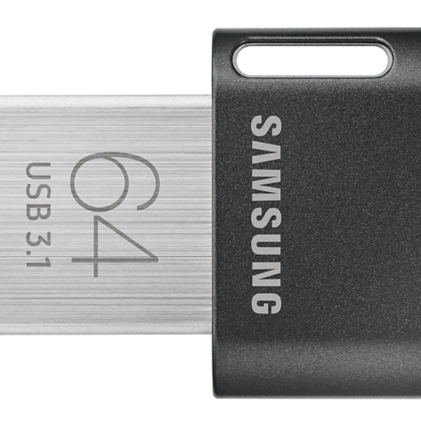 Samsung | FIT Plus | MUF-64AB/APC | 64 GB | USB 3.1 | Black/Silver