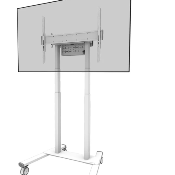 Neomounts Floor stand | FL55-875WH1 TV trolley | Adjustable Height | 55-100 " | Maximum weight (capacity) 110 kg | White