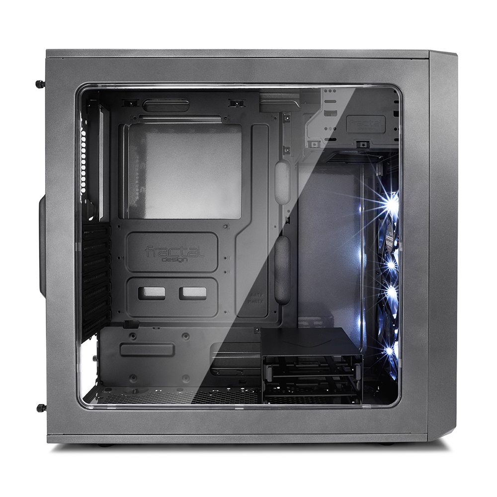 Fractal Design | Focus G | FD-CA-FOCUS-GY-W | Side window | Left side panel - Tempered Glass | Gray | ATX | Power supply included No | ATX - Image 3