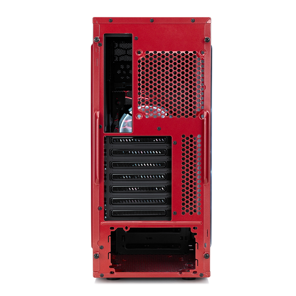 Fractal Design | Focus G | FD-CA-FOCUS-RD-W | Side window | Left side panel - Tempered Glass | Red | ATX | Power supply included No | ATX - Image 4