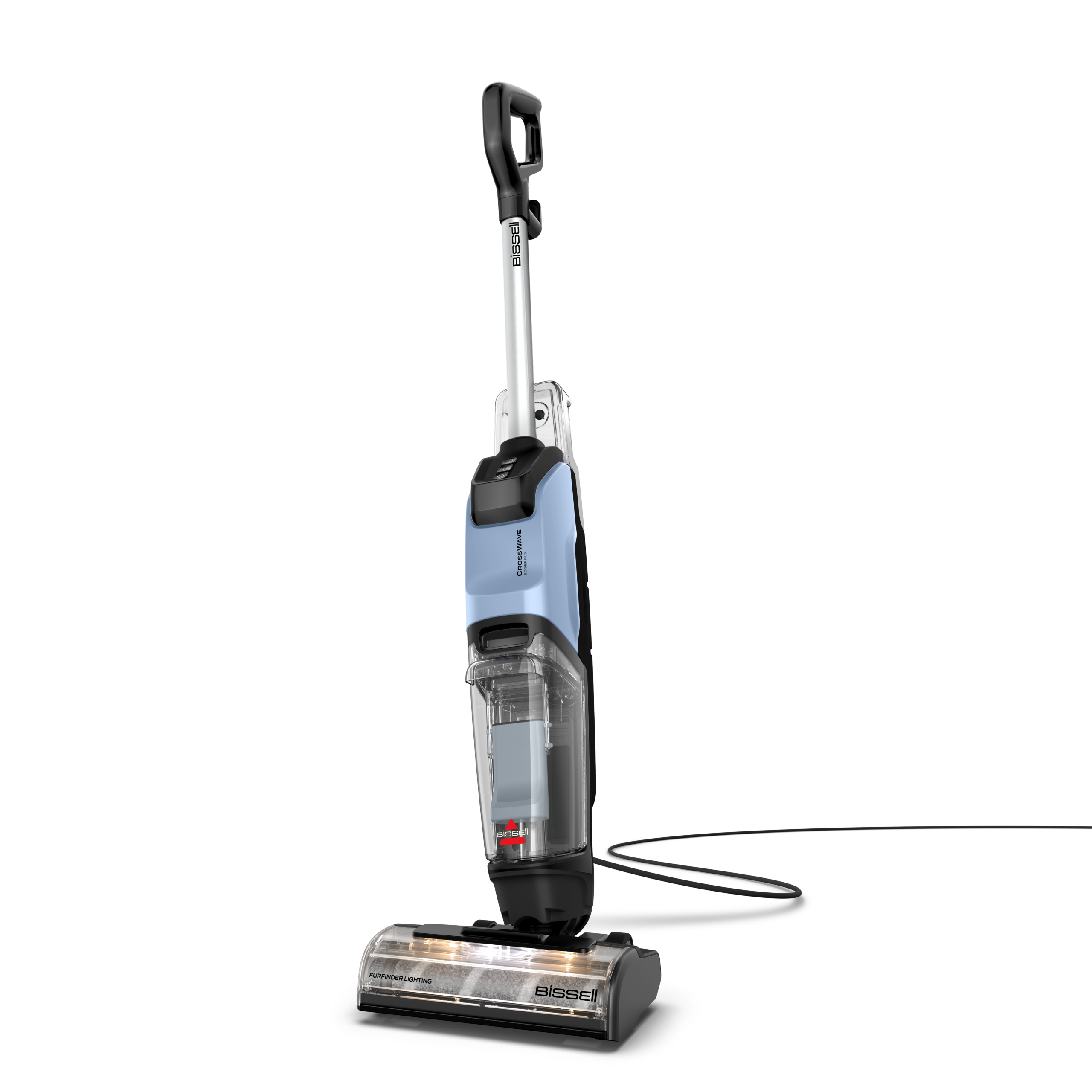 Bissell Vacuum Cleaner | CrossWave EdgeFind Select All-in-one Multi-surface | Corded operating | Washing function | 290-340 W | Black/Lake Blue/Silver - Image 3