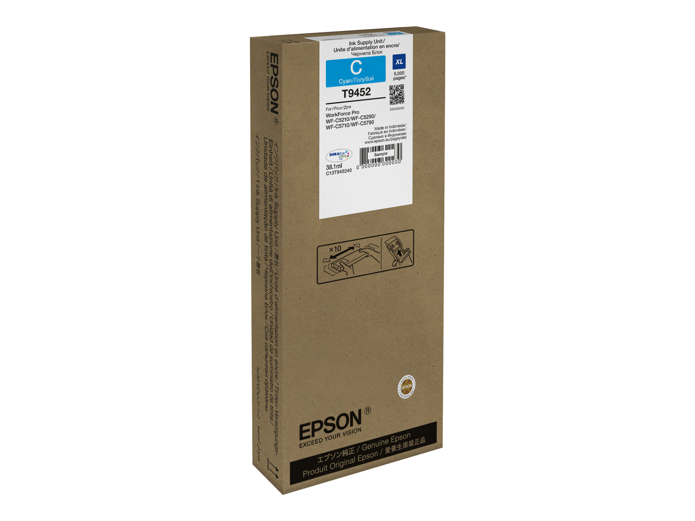 Epson C13T945240 | Ink Cartridge XL | Cyan - Image 3