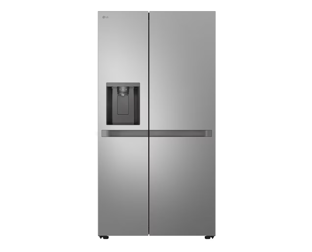 LG Refrigerator | GSLC41PYPE | Energy efficiency class E | Free standing | Side by side | Height 179 cm | Fridge net capacity 420 L | Freezer net capacity 221 L | Display | 36 dB | Grey