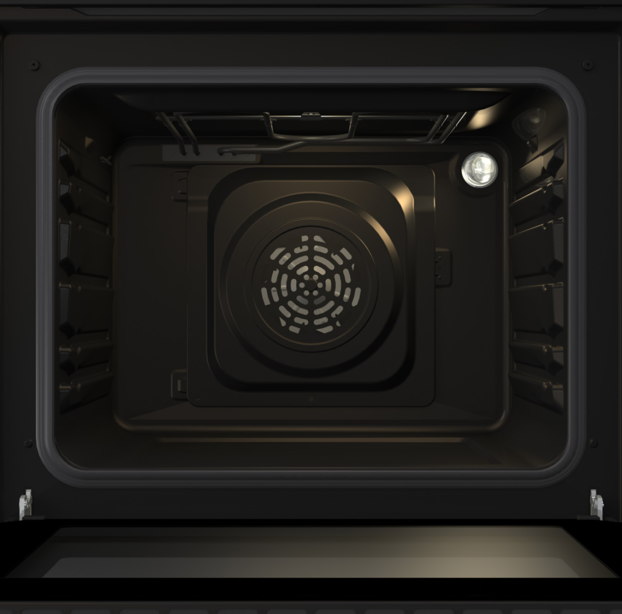 Gorenje Oven | BO6615E01B | 60 L | Electric | EnamelClean | Push pull buttons | Height 59.5 cm | Width 59.5 cm | Black - Image 5