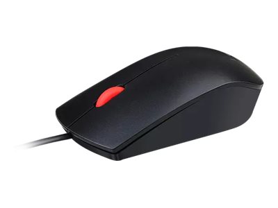 Lenovo Essential USB Wired Mouse, 1600 DPI, 1.8 m, 3 Buttons, Black | Lenovo | Essential USB Mouse | Optical sensor | wired | Black - Image 5