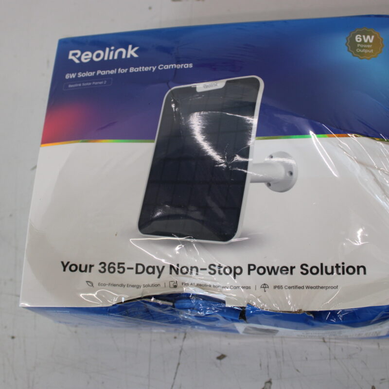 SALE OUT. Reolink Solar Panel | SP2-W | White | IP65 | DAMAGED PACKAGING - Image 2