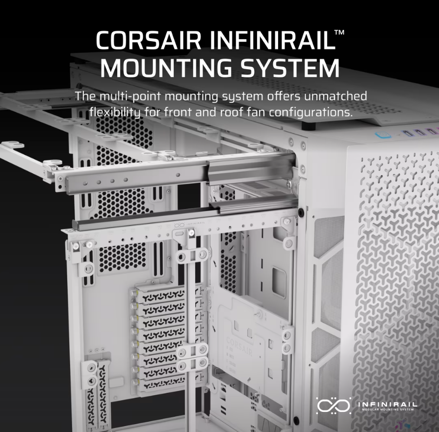Corsair PC Case | 9000D RGB AIRFLOW Super | White | Full-Tower | Power supply included No - Image 5