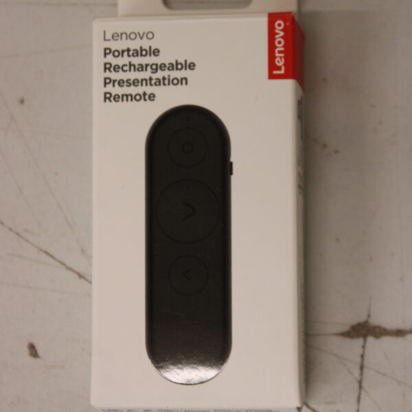 SALE OUT. Lenovo Portable Rechargeable Presentation Remote | DEMO | Black