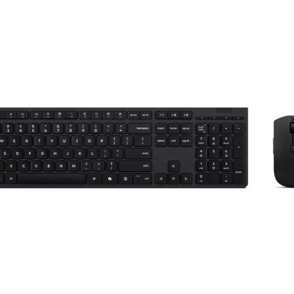 Lenovo Professional Wireless Rechargeable Combo Keyboard and Mouse | Keyboard and Mouse Set | Wireless | Mouse included | Russian/Cyrillic | Bluetooth | Grey