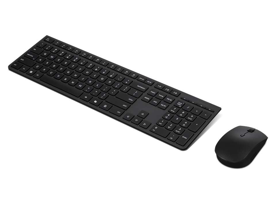 Lenovo Professional Wireless Rechargeable Combo Keyboard and Mouse | Keyboard and Mouse Set | Wireless | Mouse included | Russian/Cyrillic | Bluetooth | Grey - Image 4