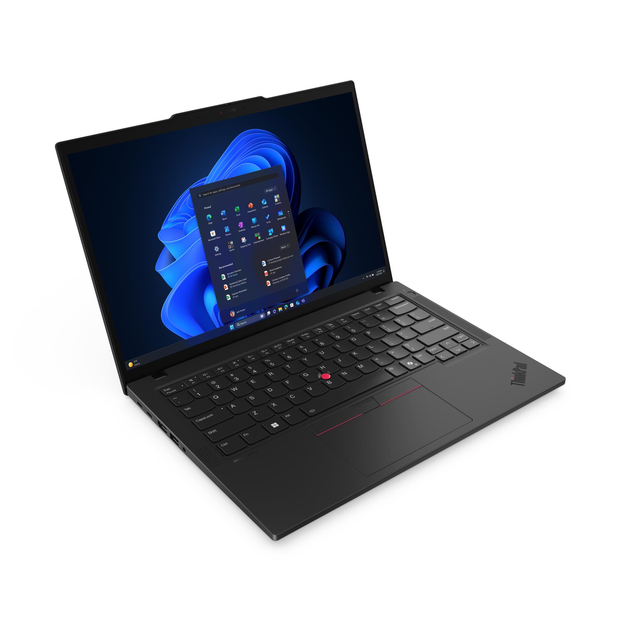 Lenovo ThinkPad T14 G6 | Black | 14 " | IPS | WUXGA | 1920 x 1200 pixels | Anti-glare | Intel Core Ultra 5 | 225U | 16 GB | SODIMM DDR5 | Solid-state drive capacity 512 GB | Intel Graphics | Windows 11 Pro | 802.11ax | Bluetooth version 5.3 | Keyboard language English | Keyboard backlit | Warranty 36 month(s) - Image 9