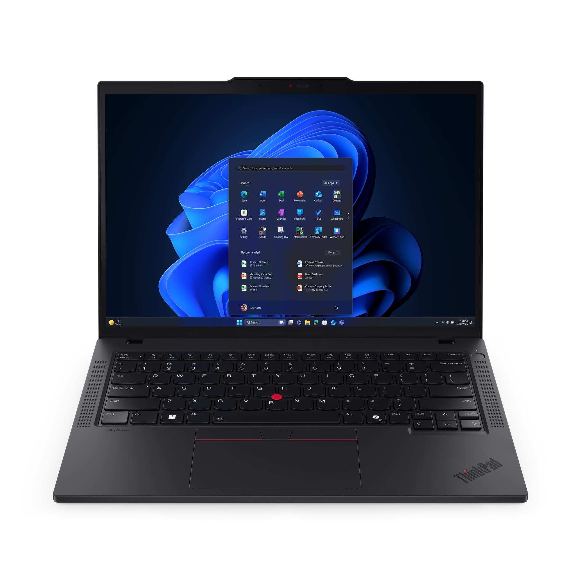 Lenovo ThinkPad T14 G6 | Black | 14 " | IPS | WUXGA | 1920 x 1200 pixels | Anti-glare | Intel Core Ultra 5 | 225U | 16 GB | SODIMM DDR5 | Solid-state drive capacity 512 GB | Intel Graphics | Windows 11 Pro | 802.11ax | Bluetooth version 5.3 | Keyboard language Nordic | Keyboard backlit | Warranty 36 month(s) | Battery warranty 12 month(s) - Image 4