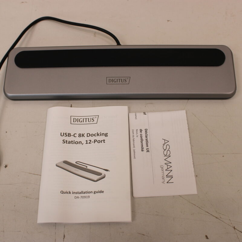 SALE OUT. DIGITUS USB-C 8K docking station, 12-port | SALE OUT. Digitus USB-C 8K docking station, 12-port | DA-70919 | Ethernet LAN (RJ-45) ports 1 | HDMI ports quantity 2 | Warranty 24 month(s) | DEMO - Image 2