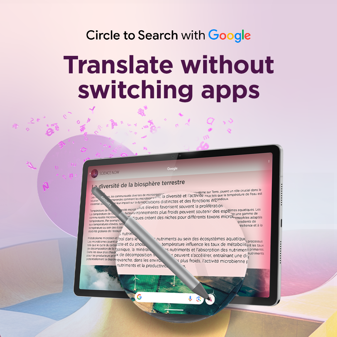 Lenovo ZAFR0399SE | Idea Tab Wi-Fi (w/o power adapter) | 11 " | Luna Grey | IPS | 2560 x 1600 pixels | MediaTek | Dimensity 6300 | 8 GB | Soldered LPDDR4x | 256 GB | Wi-Fi | Front camera | 5 MP | Rear camera | 8 MP | Bluetooth | 5.2 | Android | 15 (OS upgrades until Android 17 and 4 years security patches) | Warranty 24 month(s) | Lenovo Tab Pen, USB-A to USB-C cable, anual - Image 19