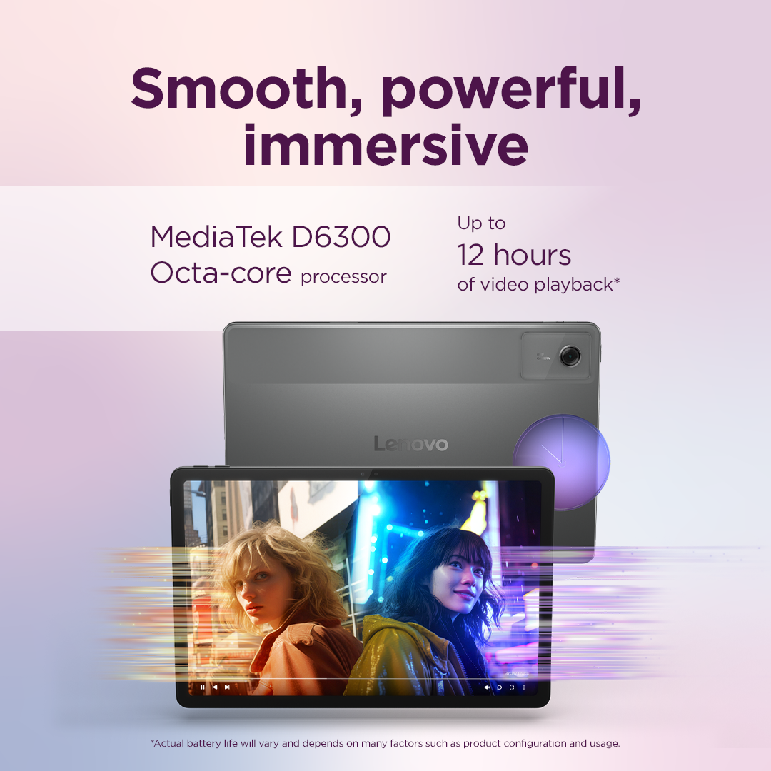 Lenovo ZAFR0399SE | Idea Tab Wi-Fi (w/o power adapter) | 11 " | Luna Grey | IPS | 2560 x 1600 pixels | MediaTek | Dimensity 6300 | 8 GB | Soldered LPDDR4x | 256 GB | Wi-Fi | Front camera | 5 MP | Rear camera | 8 MP | Bluetooth | 5.2 | Android | 15 (OS upgrades until Android 17 and 4 years security patches) | Warranty 24 month(s) | Lenovo Tab Pen, USB-A to USB-C cable, anual - Image 23