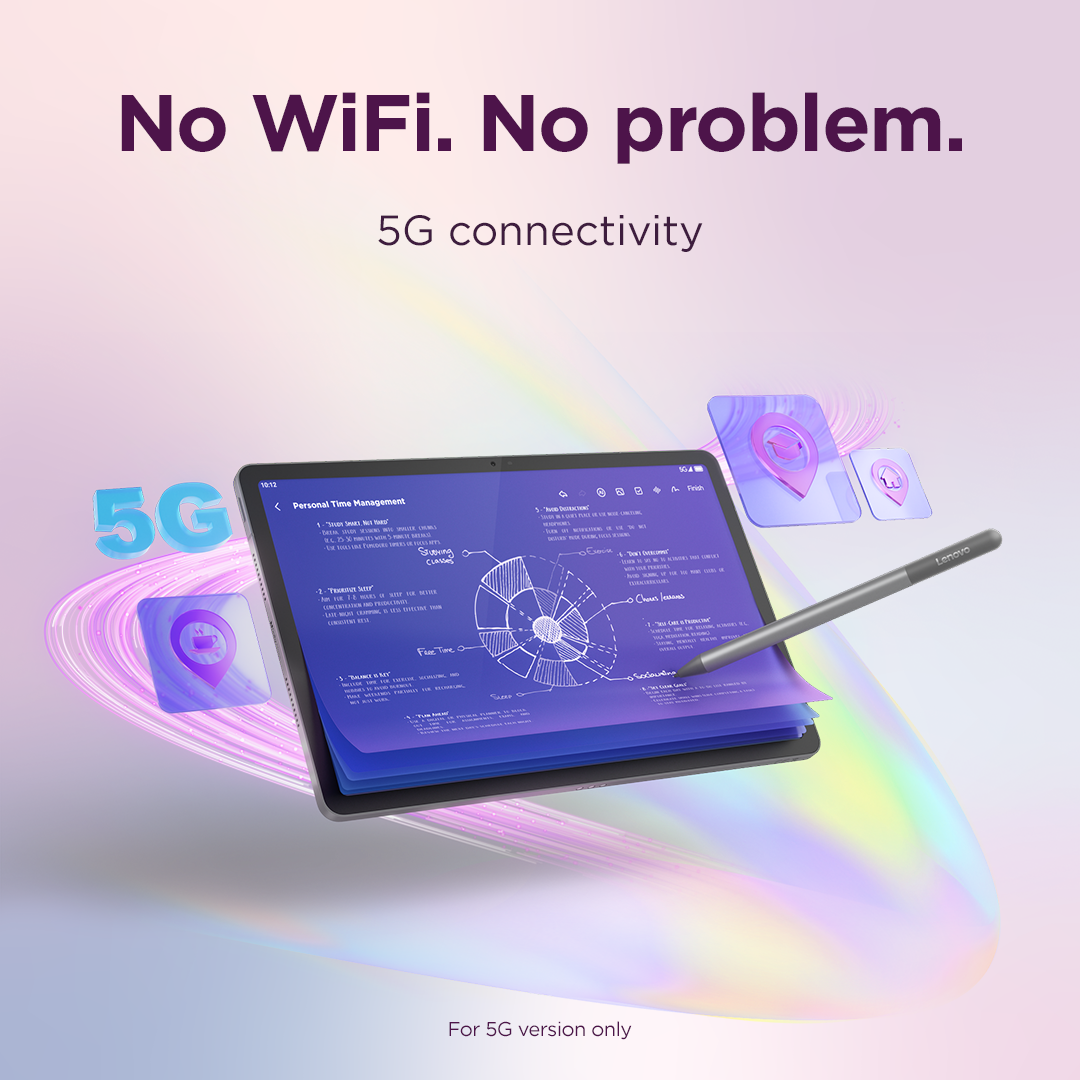 Lenovo ZAFR0399SE | Idea Tab Wi-Fi (w/o power adapter) | 11 " | Luna Grey | IPS | 2560 x 1600 pixels | MediaTek | Dimensity 6300 | 8 GB | Soldered LPDDR4x | 256 GB | Wi-Fi | Front camera | 5 MP | Rear camera | 8 MP | Bluetooth | 5.2 | Android | 15 (OS upgrades until Android 17 and 4 years security patches) | Warranty 24 month(s) | Lenovo Tab Pen, USB-A to USB-C cable, anual - Image 25