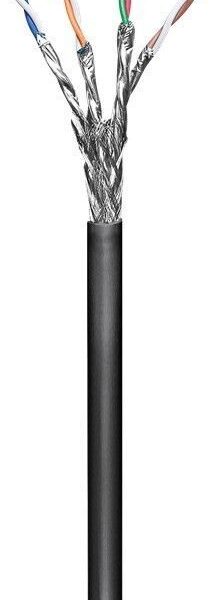 Goobay | CAT 6 outdoor network cable, S/FTP (PiMF) | 57197 | Black
