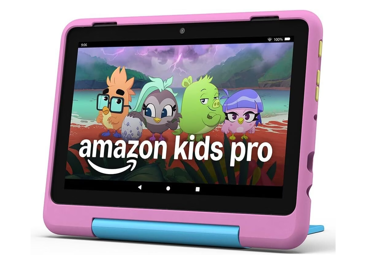 Amazon | Fire HD 8 Kids Pro (2024) | Pink | 1280 x 800 pixels | 32 GB | Wi-Fi | 802.11ac | Bluetooth version 5.2