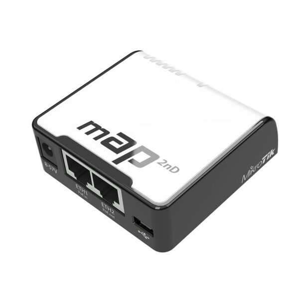 mAP RBmAP2nD | 802.11n | 10/100 Mbit/s | Ethernet LAN (RJ-45) ports 2 | MU-MiMO No