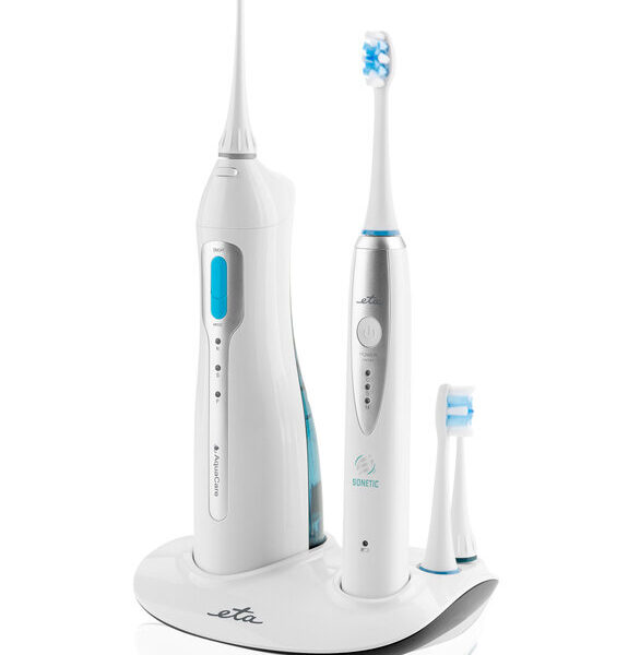ETA | Oral care centre  (sonic toothbrush+oral irrigator) | ETA 2707 90000 | Rechargeable | For adults | Number of brush heads included 3 | Number of teeth brushing modes 3 | Sonic technology | White