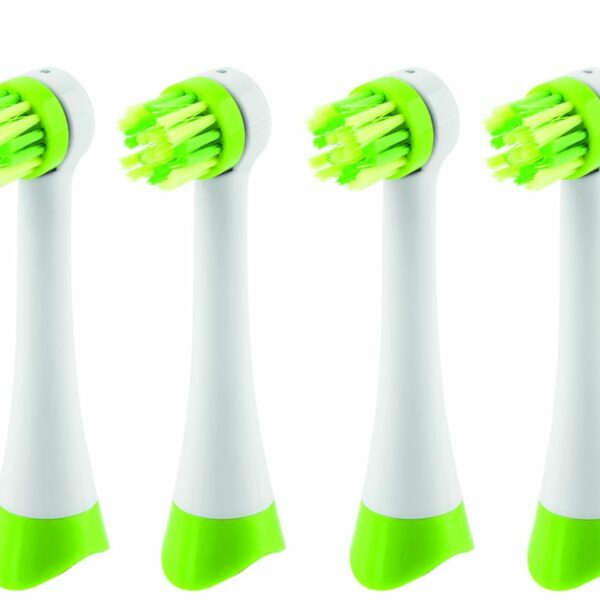 ETA | Toothbrush replacement | Heads | For kids | Number of brush heads included 4 | Number of teeth brushing modes Does not apply | White/Green