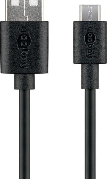 Goobay | Micro USB charging and sync cable | 46800 | USB-A to micro-USB USB 2.0 male (type A) | USB 2.0 micro male (type B)