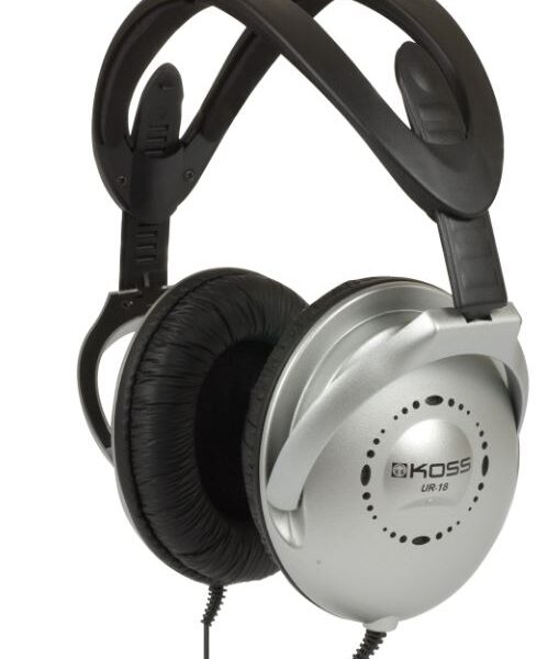 Koss | Headphones | UR18 | Wired | On-Ear | Noise canceling | Silver
