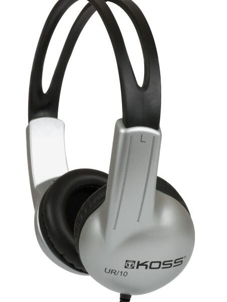 Koss | Headphones | UR10 | Wired | On-Ear | Silver/Black