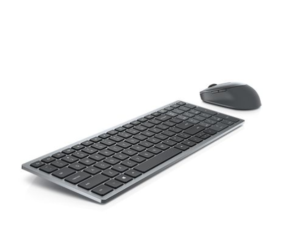 Dell | Keyboard and Mouse | KM7120W | Keyboard and Mouse Set | Wireless | Batteries included | NORD | Bluetooth | Titan Gray | Numeric keypad | Wireless connection