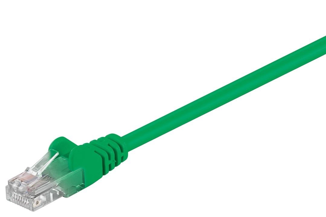 Goobay | 68368 CAT 5e patch cable, U/UTP, Green, 3 m