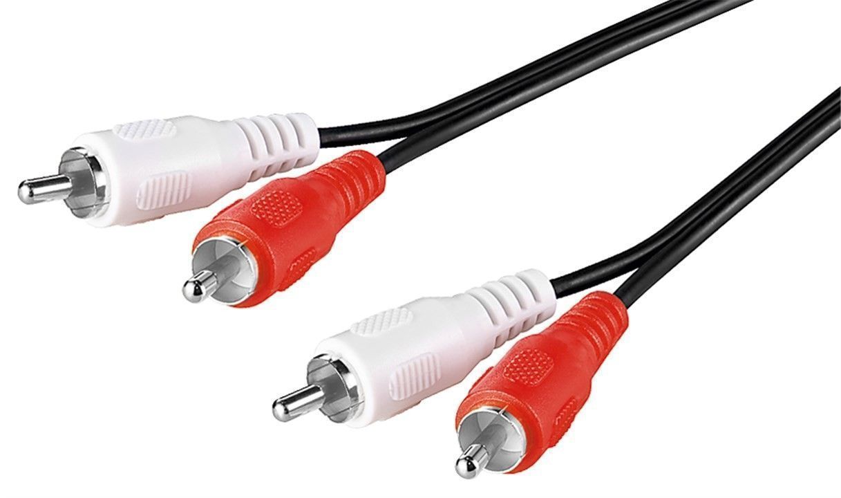 Goobay | Stereo RCA cable 2x RCA | 50030 | 2 RCA male (audio left/right) | 2 RCA male (audio left/right)