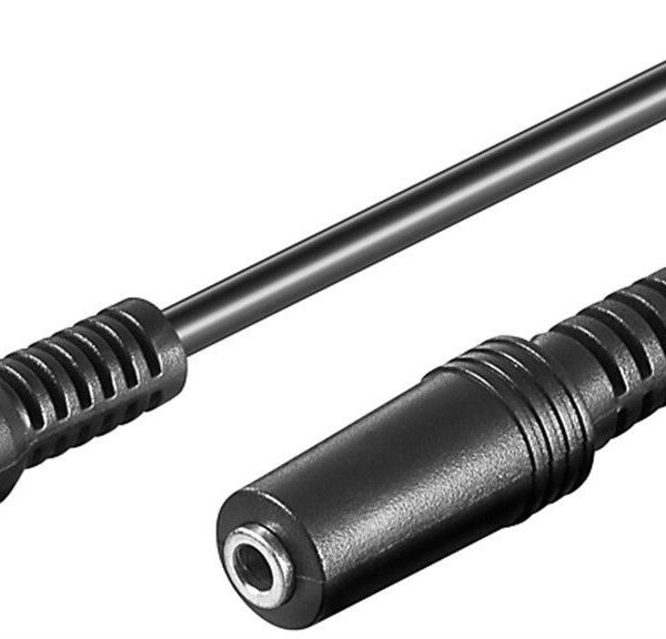Goobay | Headphone and audio AUX extension cable; 3-pin 3.5 mm | 50090 | 5 m