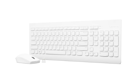 Lenovo | Wireless Combo Keyboard & Mouse | 510 | Keyboard and Mouse Combo | 2.4 GHz Wireless via Nano USB | Batteries included | English | White