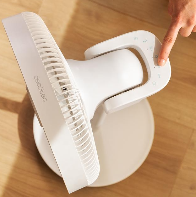 Cecotec EnergySilence 2600 Sunflower Portable Battery-powered fan | Stand Fan | Diameter 33 cm | Number of speeds 12 | Oscillation | 22 W | Remote control - Image 12