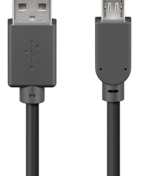 Goobay | 93920 USB 2.0 Hi-Speed cable | USB-A to micro-USB USB 2.0 male (type A) | USB 2.0 micro male (type B)
