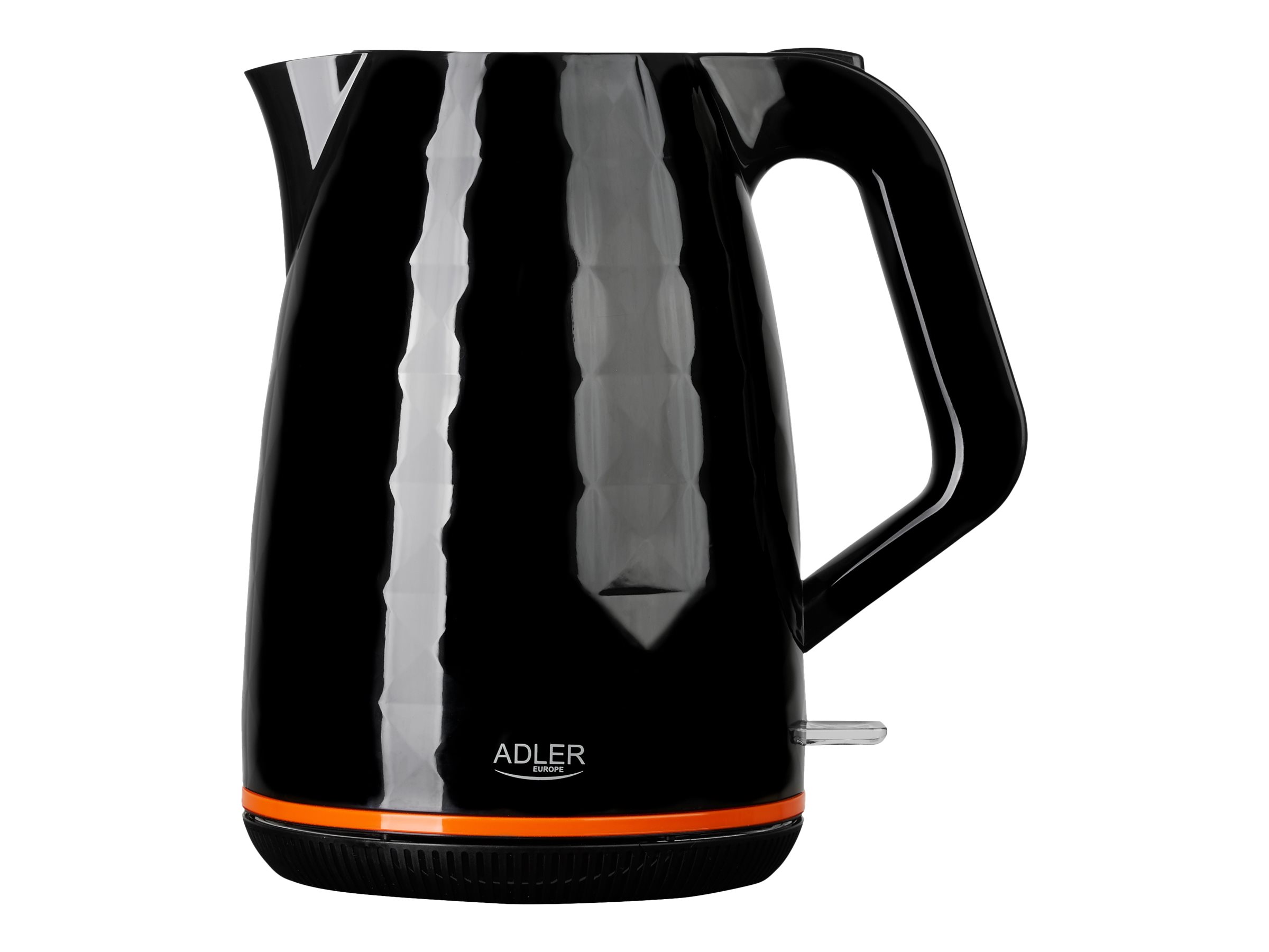 Adler | Kettle | AD 1277 | Standard | 2200 W | 1.7 L | Plastic | 360° rotational base | Black
