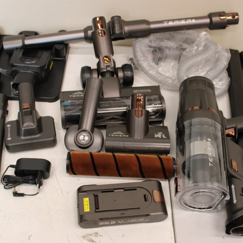 SALE OUT. ETA Vacuum Cleaner | ETA524790000 Terier | Cordless operating | Handstick | 500 W | 25.2 V | Operating time (max) 80 min | Brown | Warranty 24 month(s) | UNPACKED, USED, DAMAGED ACCESORIES - Image 2