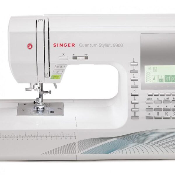 Singer | Sewing Machine | Quantum Stylist™ 9960 | Number of stitches 600 | Number of buttonholes 13 | White