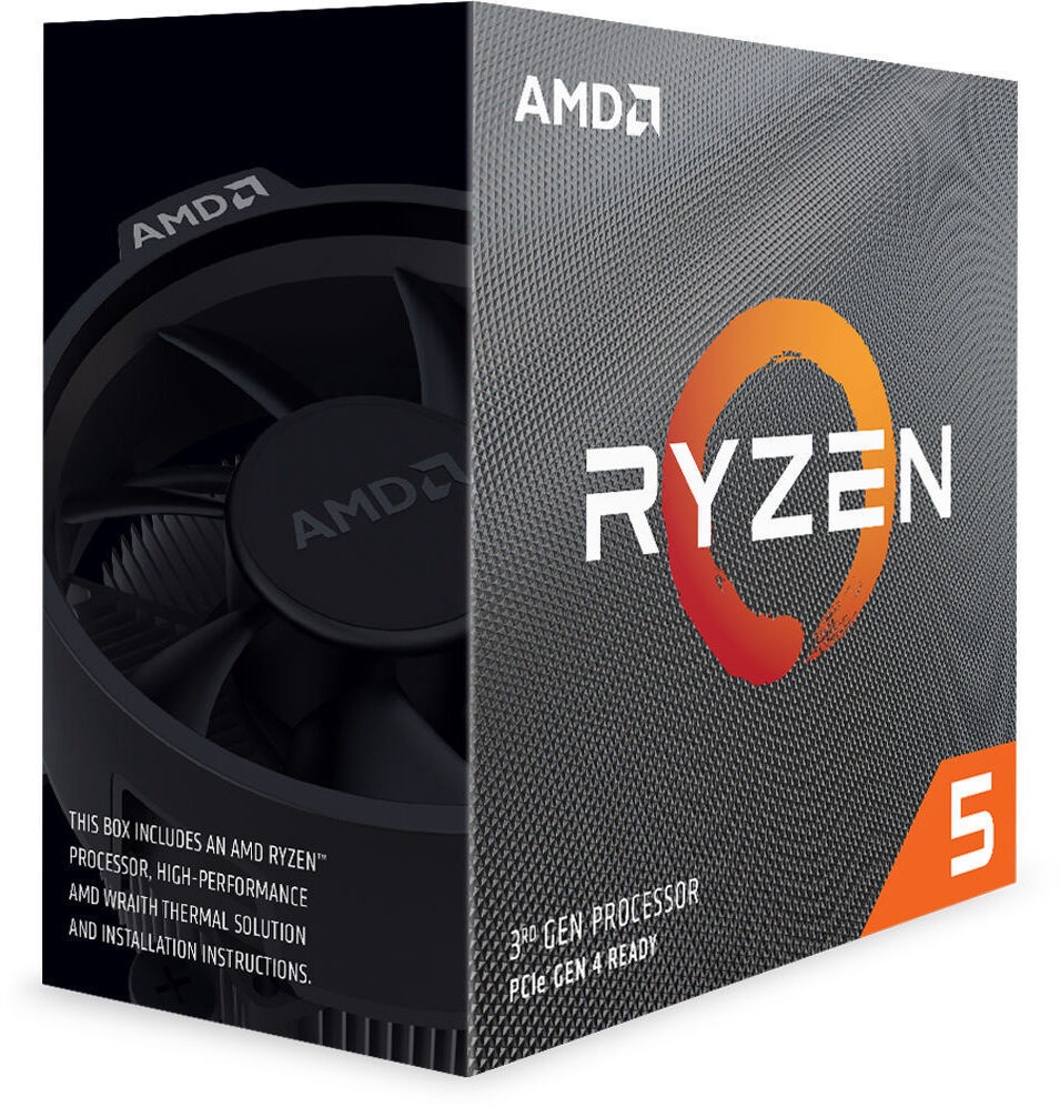 AMD | Ryzen 5 3600 | 3.6 GHz | AM4 | Processor threads 12 | AMD | Processor cores 6