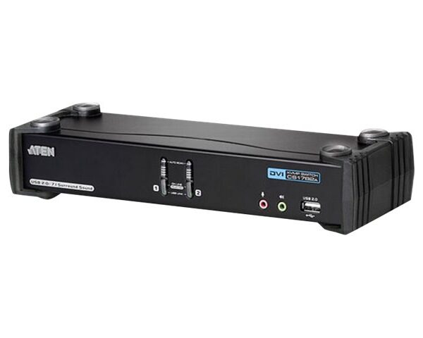 Aten | 2-Port USB DVI Dual Link/CH7.1 Audio KVMP™ Switch