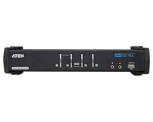 Aten | 4-Port USB DVI Dual Link/Audio KVMP™ Switch