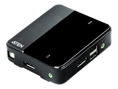 Aten | 2-Port USB DisplayPort/Audio KVM Switch (4K Supported and Cables included)