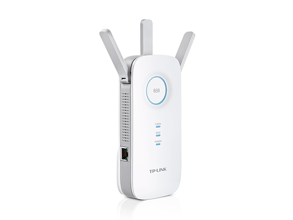 TP-LINK | Extender | RE450 | 802.11ac | 2.4GHz/5GHz | 450+1300 Mbit/s | 10/100/1000 Mbit/s | Ethernet LAN (RJ-45) ports 1 | MU-MiMO No | no PoE | Antenna type 3xExternal