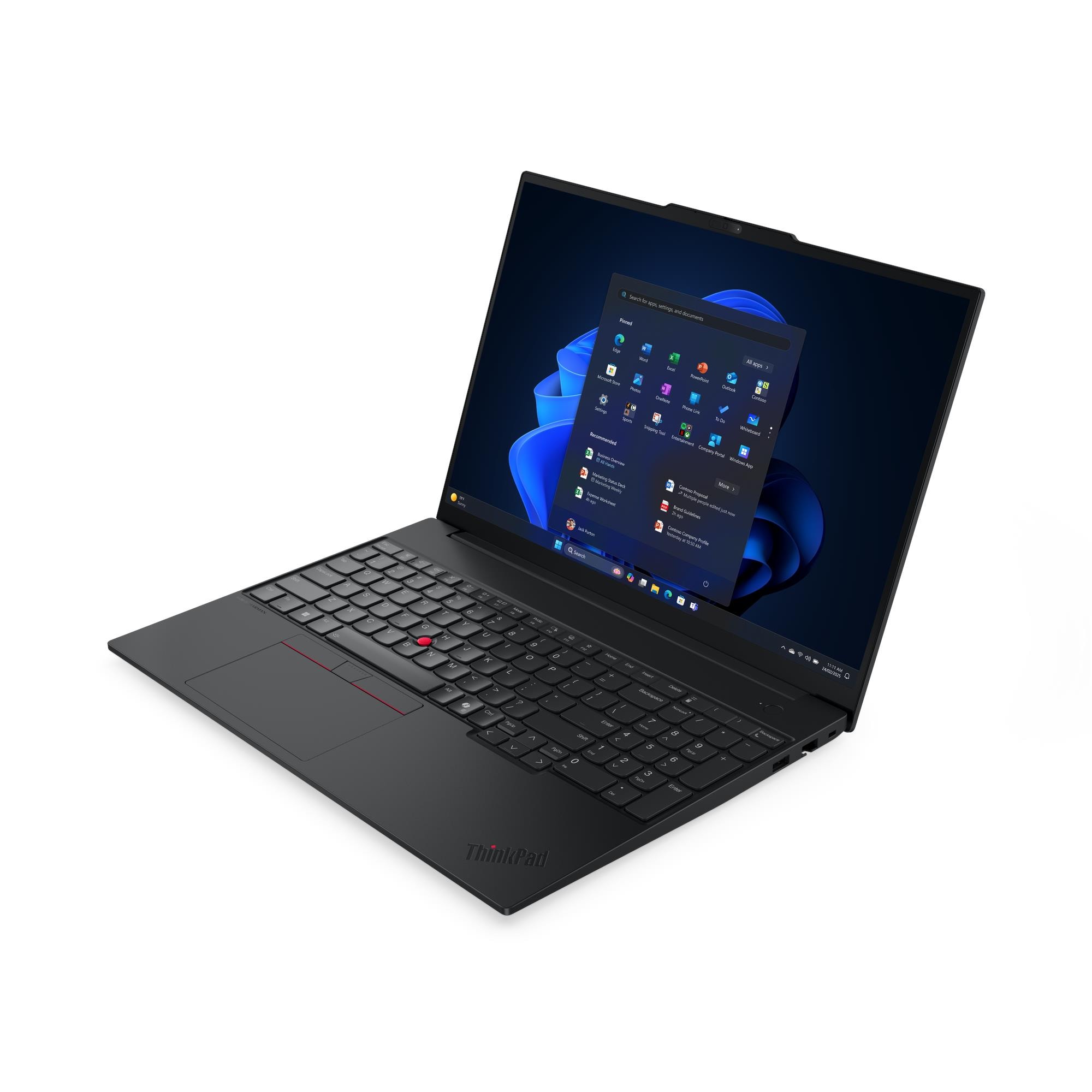 Lenovo ThinkPad E16 G3 Intel | Black | 16 " | IPS | WUXGA | 1920 x 1200 pixels | Anti-glare | Intel Core Ultra 5 | 225U | 16 GB | SO-DIMM DDR5 | Solid-state drive capacity 512 GB | Intel Graphics | Windows 11 Pro | 802.11ax | Bluetooth version 5.3 | Keyboard language Nordic | Keyboard backlit | Warranty 36 month(s) | Battery warranty 12 month(s) - Image 2