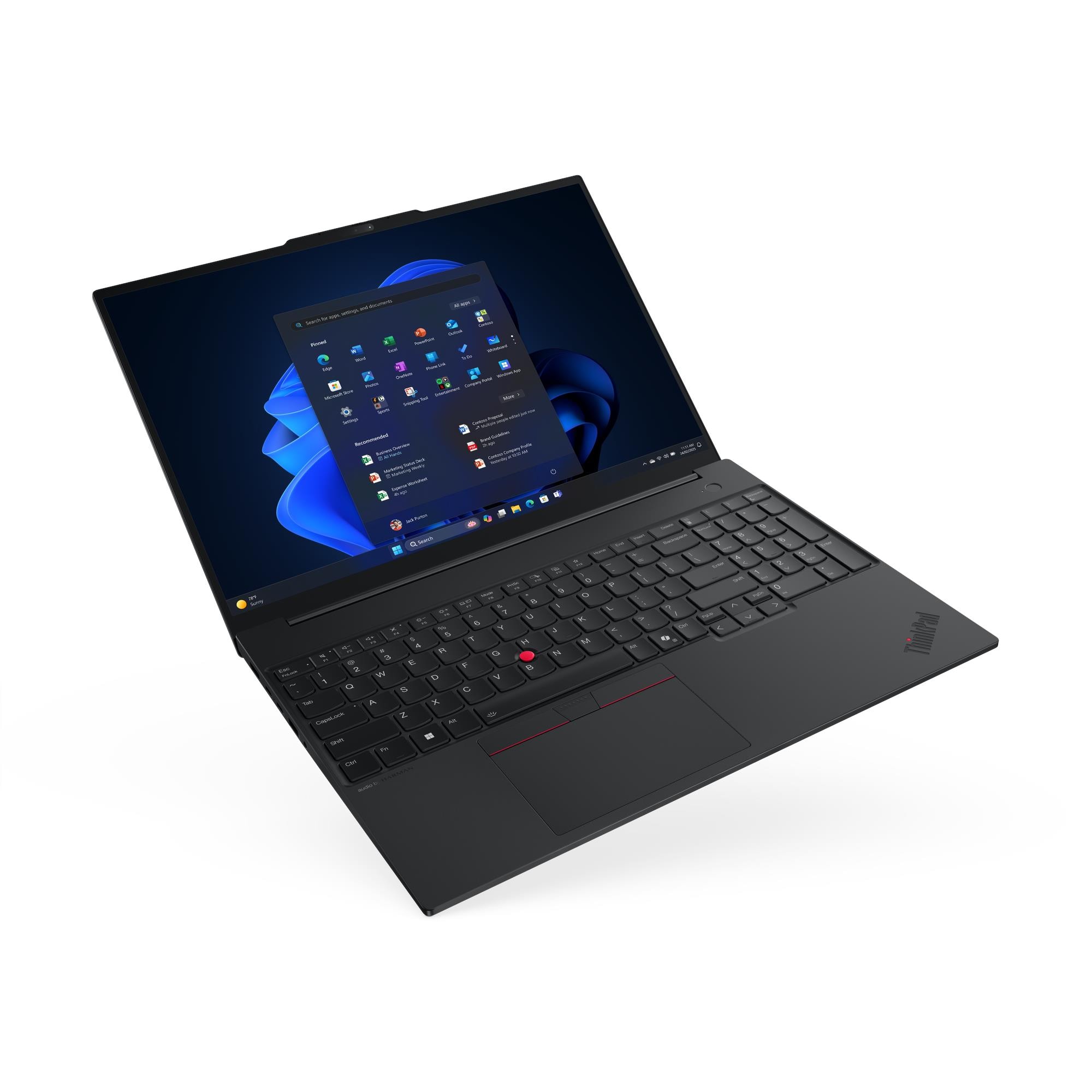 Lenovo ThinkPad E16 G3 Intel | Black | 16 " | IPS | WUXGA | 1920 x 1200 pixels | Anti-glare | Intel Core Ultra 7 | 255H | 32 GB | SO-DIMM DDR5 | Solid-state drive capacity 512 GB | Intel Arc 140T GPU Functions as Intel Graphics | Windows 11 Pro | 802.11ax | Bluetooth version 5.3 | Keyboard language English | Keyboard backlit | Warranty 36 month(s) | Battery warranty 12 month(s) - Image 12
