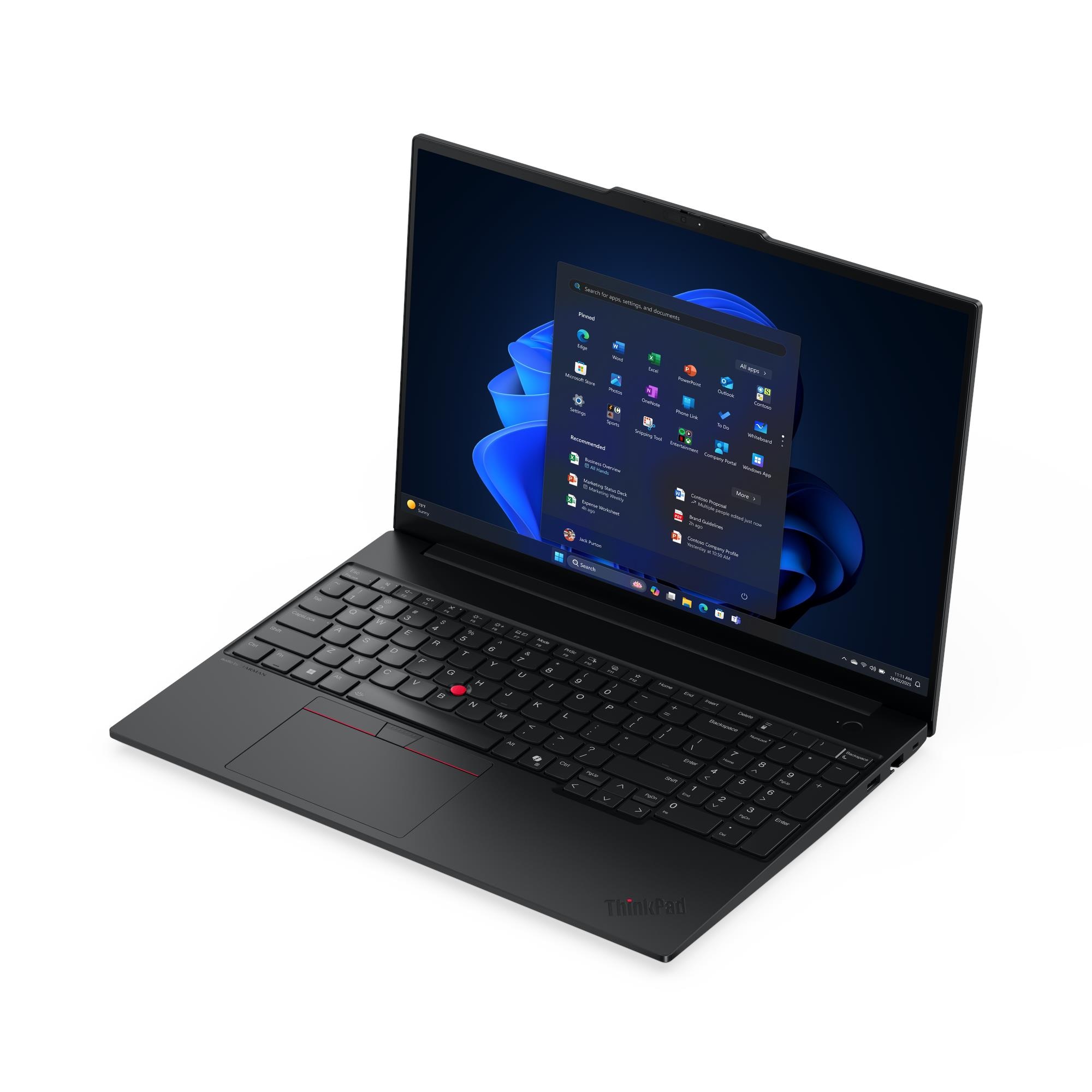 Lenovo ThinkPad E16 G3 Intel | Black | 16 " | IPS | WUXGA | 1920 x 1200 pixels | Anti-glare | Intel Core Ultra 7 | 255H | 32 GB | SO-DIMM DDR5 | Solid-state drive capacity 512 GB | Intel Arc 140T GPU Functions as Intel Graphics | Windows 11 Pro | 802.11ax | Bluetooth version 5.3 | Keyboard language English | Keyboard backlit | Warranty 36 month(s) | Battery warranty 12 month(s) - Image 15