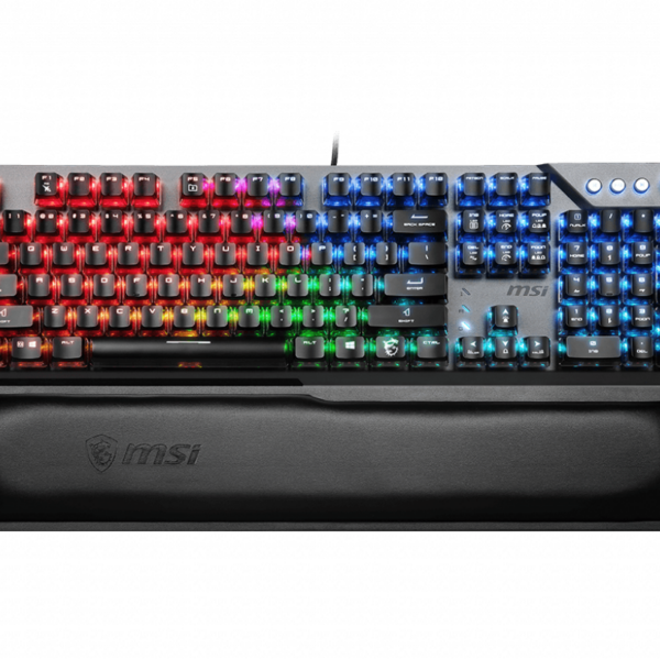 MSI | VIGOR GK71 SONIC RED US | Gaming keyboard | Wired | RGB LED light | US | Black